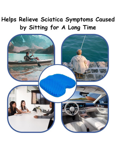 Cojín de Gel Impermeable NEW-Vi para Kayak y Sillas