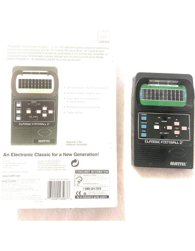 Juego de Fútbol Electrónico Mattel 2 para 1-2 Jugadores