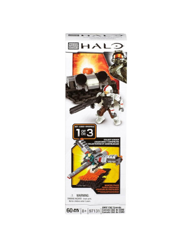 Mega Bloks Halo Consola C&C UNSC Construible con Marine