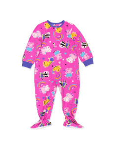 Pijama de una pieza Peppa Pig para niñas 4T - Rosa