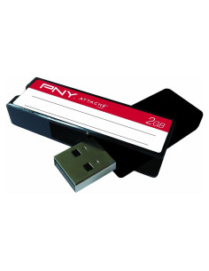 Unidad Flash USB 2.0 PNY Attache 2 GB Rojo