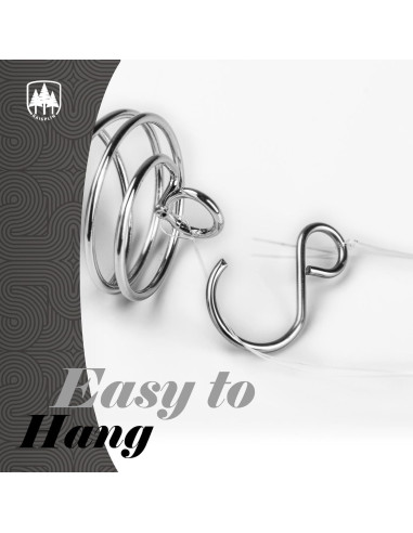 5PCS Molinete Cola Espiral Raisaplin - Esferas de Vidrio 11.4cm