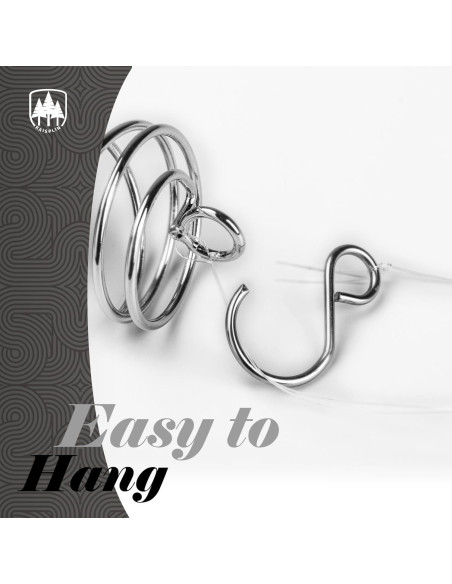 5PCS Molinete Cola Espiral Raisaplin - Esferas de Vidrio 11.4cm