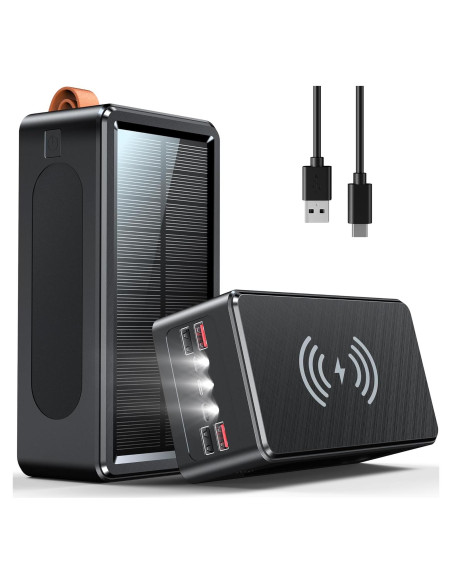 Banco de Energía 90000mAh Feidyns Carga Rápida 35W Solar