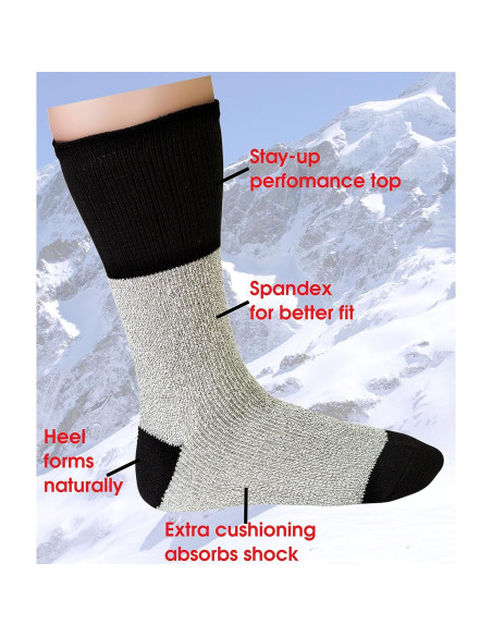 Calcetines Térmicos Debra Weitzner 12 Pares Unisex Aislantes
