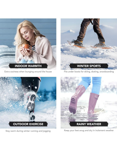 Calcetines Térmicos Debra Weitzner 12 Pares Unisex Aislantes