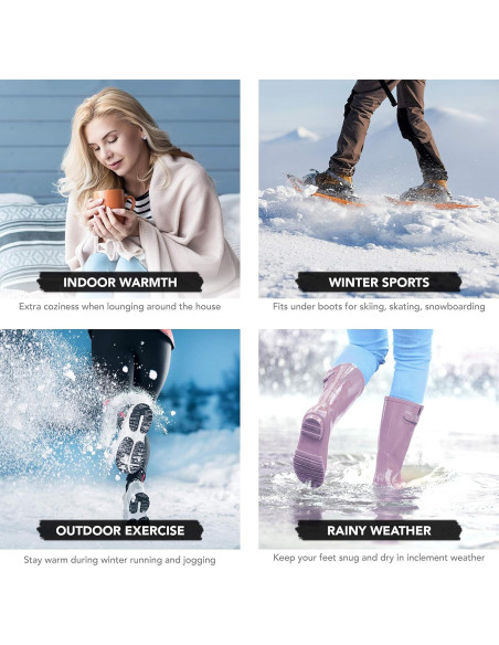 Calcetines Térmicos Debra Weitzner 12 Pares Unisex Aislantes