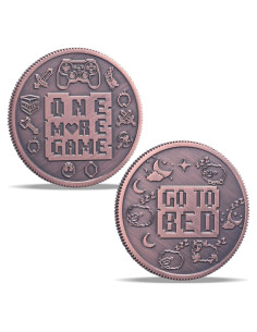 Moneda Decisora Doble Cara LParkin 40mm para Gamers