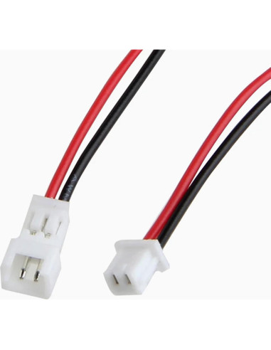 20 Pares Conectores Micro JST 1.25mm Macho y Hembra 10cm