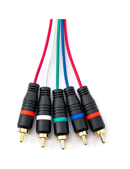 Cable de video por componentes HD Retrovision PS2/PS3 1.8m