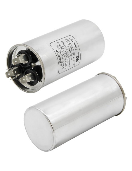 2 Capacitores de Arranque Doble CBB65B 35+5 MFD 370/440V