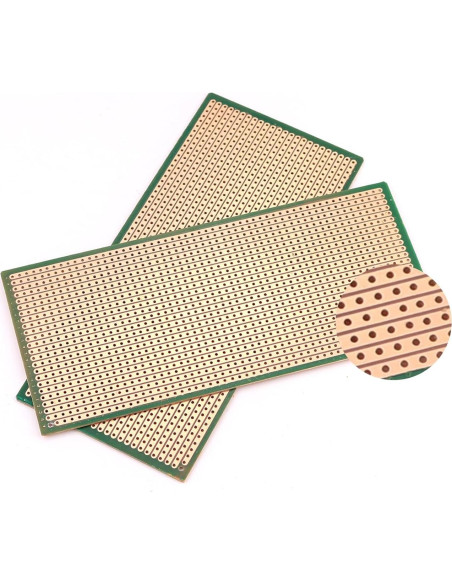 Kit de 10 Placas PCB Universales Yidab 65x145mm para Soldadura