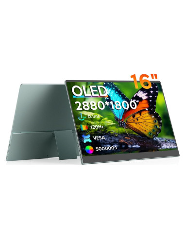 Monitor Portátil OLED 16" XBONFIRE 3K 2880x1800 120Hz