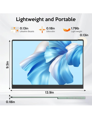 Monitor Portátil OLED 16" XBONFIRE 3K 2880x1800 120Hz