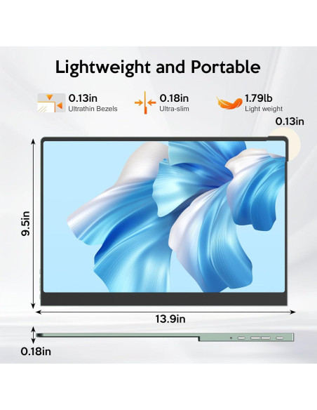Monitor Portátil OLED 16" XBONFIRE 3K 2880x1800 120Hz Monitor Portátil OLED 16" XBONFIRE 3K 2880x1800 120Hz