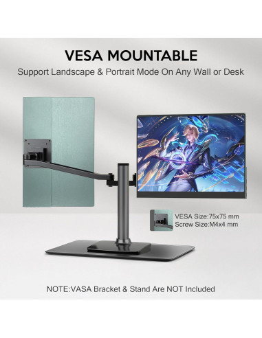 Monitor Portátil OLED 16" XBONFIRE 3K 2880x1800 120Hz