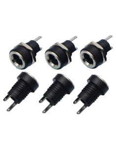 Conector Jack de Alimentación DC YXQ 5.5x2.1mm 2 Pines Panel