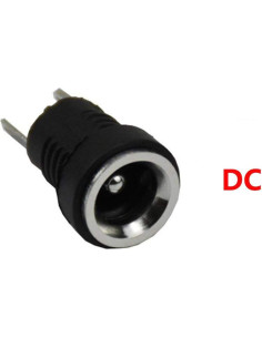 Conector Jack de Alimentación DC YXQ 5.5x2.1mm 2 Pines Panel 2