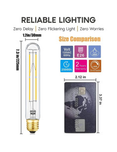 LEOOLS Bombilla LED Regulable E26 8W 4000K 800LM Paquete de 4 2