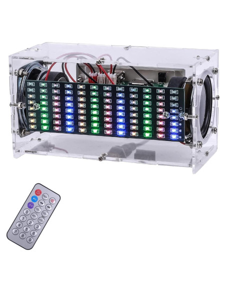 Kit de Altavoz Estéreo MiOYOOW Bluetooth DIY 5W con LED