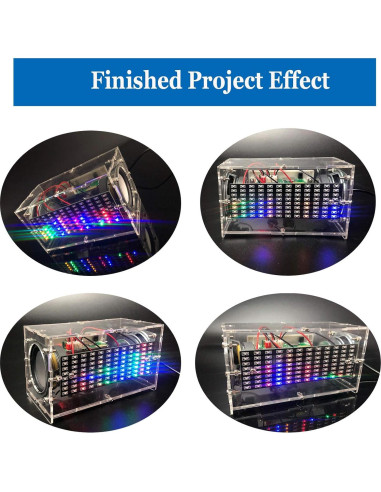 Kit de Altavoz Estéreo MiOYOOW Bluetooth DIY 5W con LED