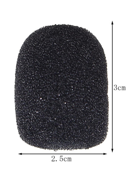 Paquete de 15 protectores de micrófono de espuma SUMAJU