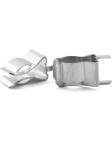 Clip de Soporte para Fusibles de Estaño Niquelado 30PCS 6x30mm