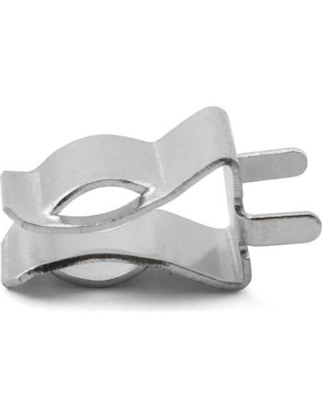 Clip de Soporte para Fusibles de Estaño Niquelado 30PCS 6x30mm