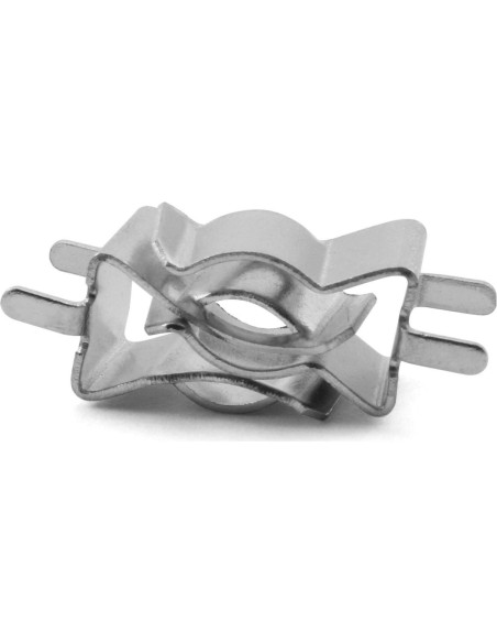 Clip de Soporte para Fusibles de Estaño Niquelado 30PCS 6x30mm