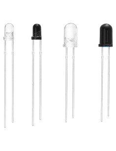 100 Pcs Diodos LED Infrarrojos 3mm 5mm 850nm 940nm SIALMSIANI