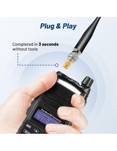 Kit de Adaptadores SMA a BNC Anina 12 Piezas 50 Ohm Coaxiales