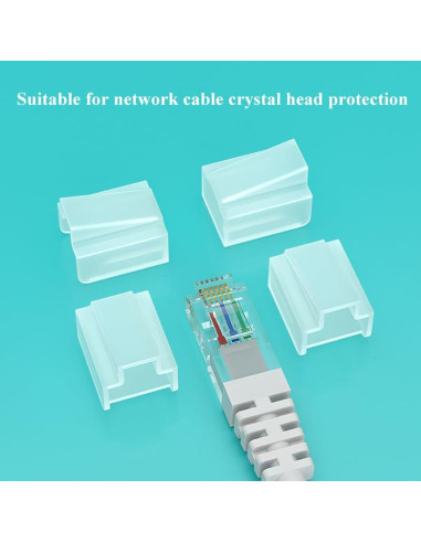 36 Conectores RJ45 Tapa de Polvo Protector PoParttg