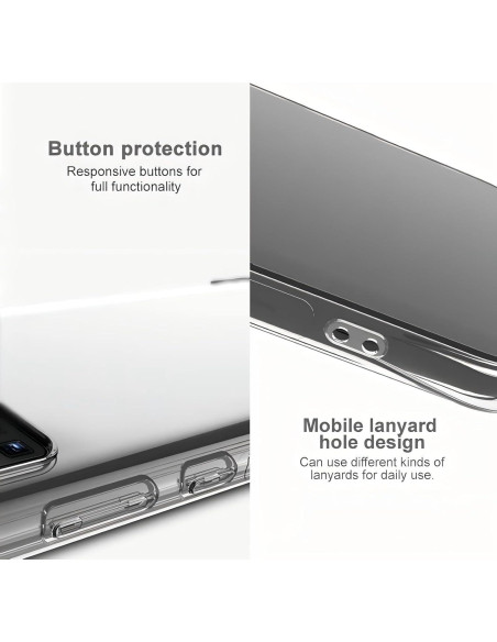 Funda TPU Transparente USTIYA para Tecno CAMON 40 - Protección Militar Funda TPU Transparente USTIYA para Tecno CAMON 40 - Protección Militar