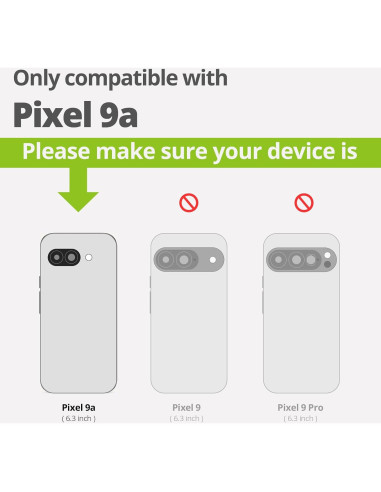 Funda de Madera Carveit para Google Pixel 9a - Pulpo Rosado