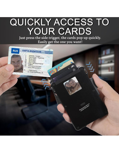 Billetera Bifold Minimalista Air Pro con Pantalla E-Ink 3.81 cm