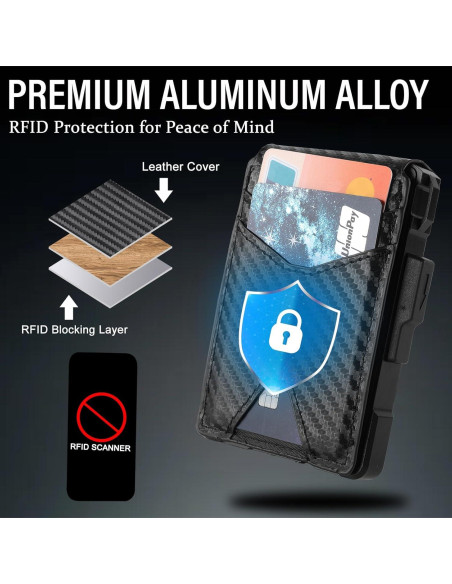 Billetera Bifold Minimalista Air Pro con Pantalla E-Ink 3.81 cm