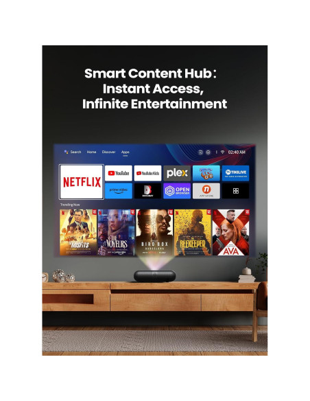 Proyector Láser Yaber K300s 4K Ultra Corta Distancia WiFi Proyector Láser Yaber K300s 4K Ultra Corta Distancia WiFi