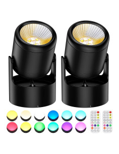 Lámpara LED Spot RGB Lenarinter LTUS-SPL-0318, 20 Colores