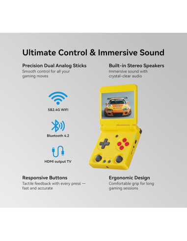 Consola de Juegos Retro Anbernic RG34XXSP 64GB Plegable IPS 3.4"