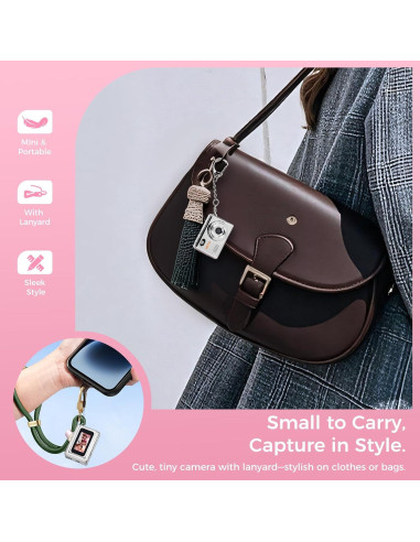 Mini Cámara Digital de Llavero HOTU C1 2MP 1080P Plata