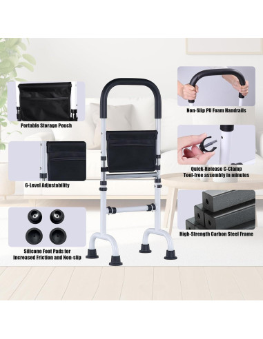 Asistente de Levantamiento Ajustable para Ancianos - 136 kg