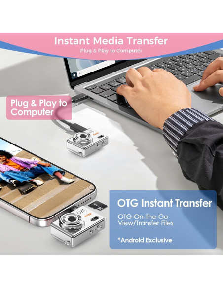 Mini Cámara Digital de Llavero HOTU C1 2MP 1080P Plata Mini Cámara Digital de Llavero HOTU C1 2MP 1080P Plata