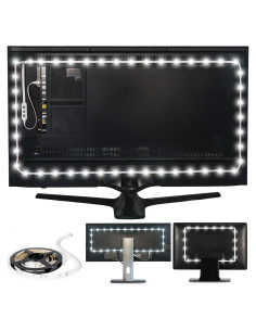 Tira de Luz LED USB Power Practical 5m para TV 60-80" Blanca