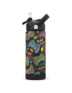 Botella de Agua Infantil Ntswasd 550ml Acero Inoxidable Aislada