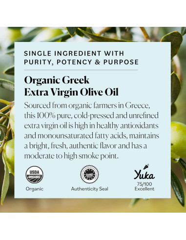 Aceite de Oliva Extra Virgen Orgánico Sky Organics 473 ml
