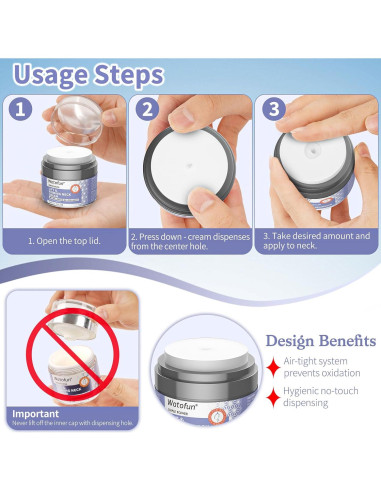 Crema Reafirmante para el Cuello Watofun - Antiarrugas con Retinol