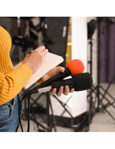 20 Fundas de Espuma para Micrófono Multicolor 0.99 cm