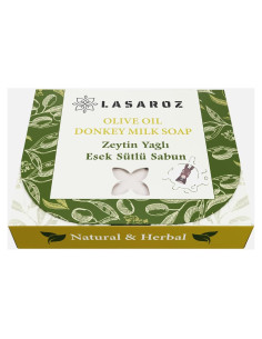 Jabón Orgánico Lasaroz Hidratante Leche de Burra 109g