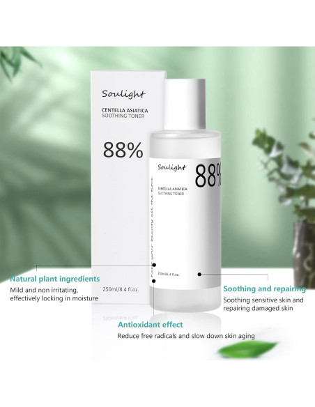 Tónico Facial Hidratante Soulight Centella Asiática 200ml Tónico Facial Hidratante Soulight Centella Asiática 200ml