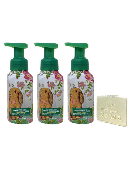 Jabón de Manos Espumoso Baño y Cuerpo Trabajos 3 Paquetes